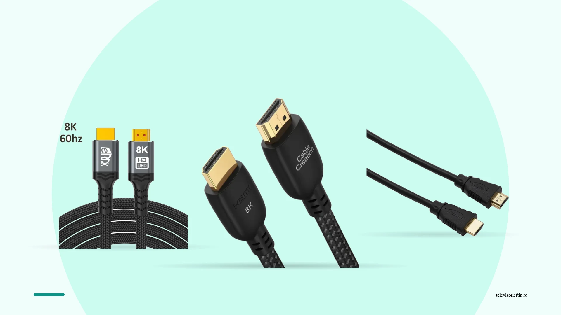Cabluri HDMI de diferite lungimi si versiuni de pe eMAG