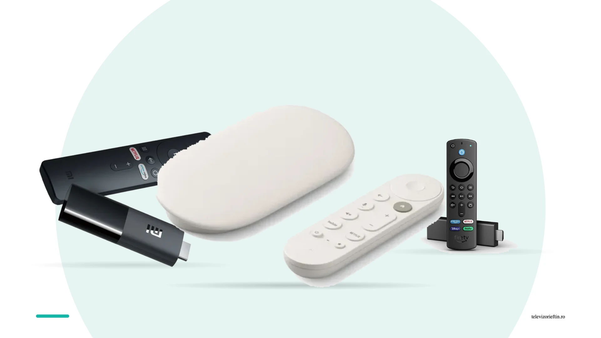 Stickuri de streaming cu Chromecast si Google TV, de pe eMAG