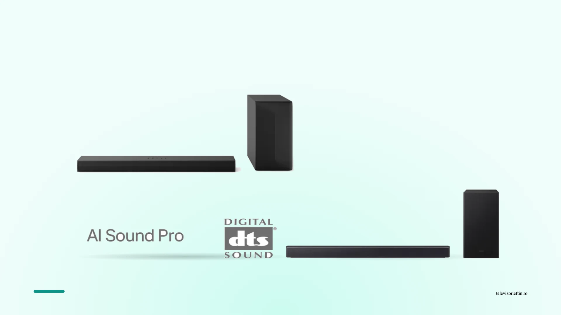 Soundbaruri cu subwoofer separat, de pe eMAG