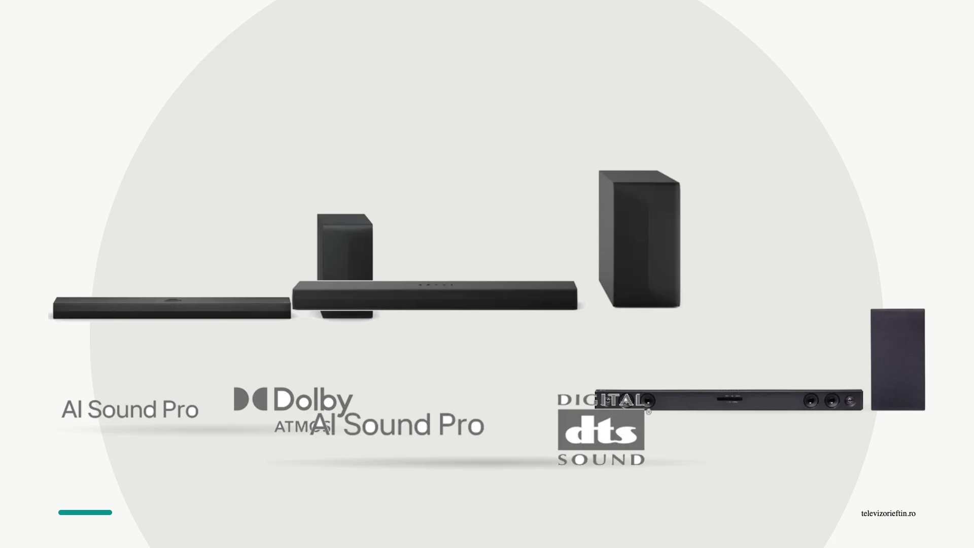 Soundbaruri LG cu subwoofer wireless, de pe eMAG