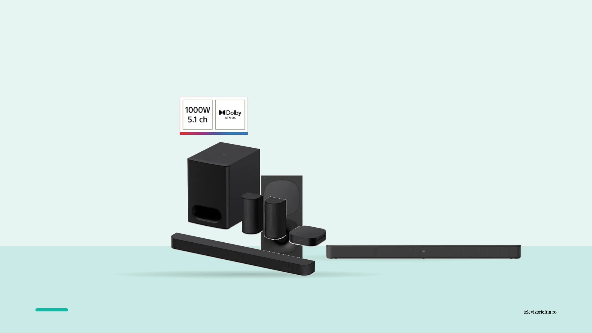 Soundbaruri Sony de pe eMAG, de la 530 la 2200 de lei