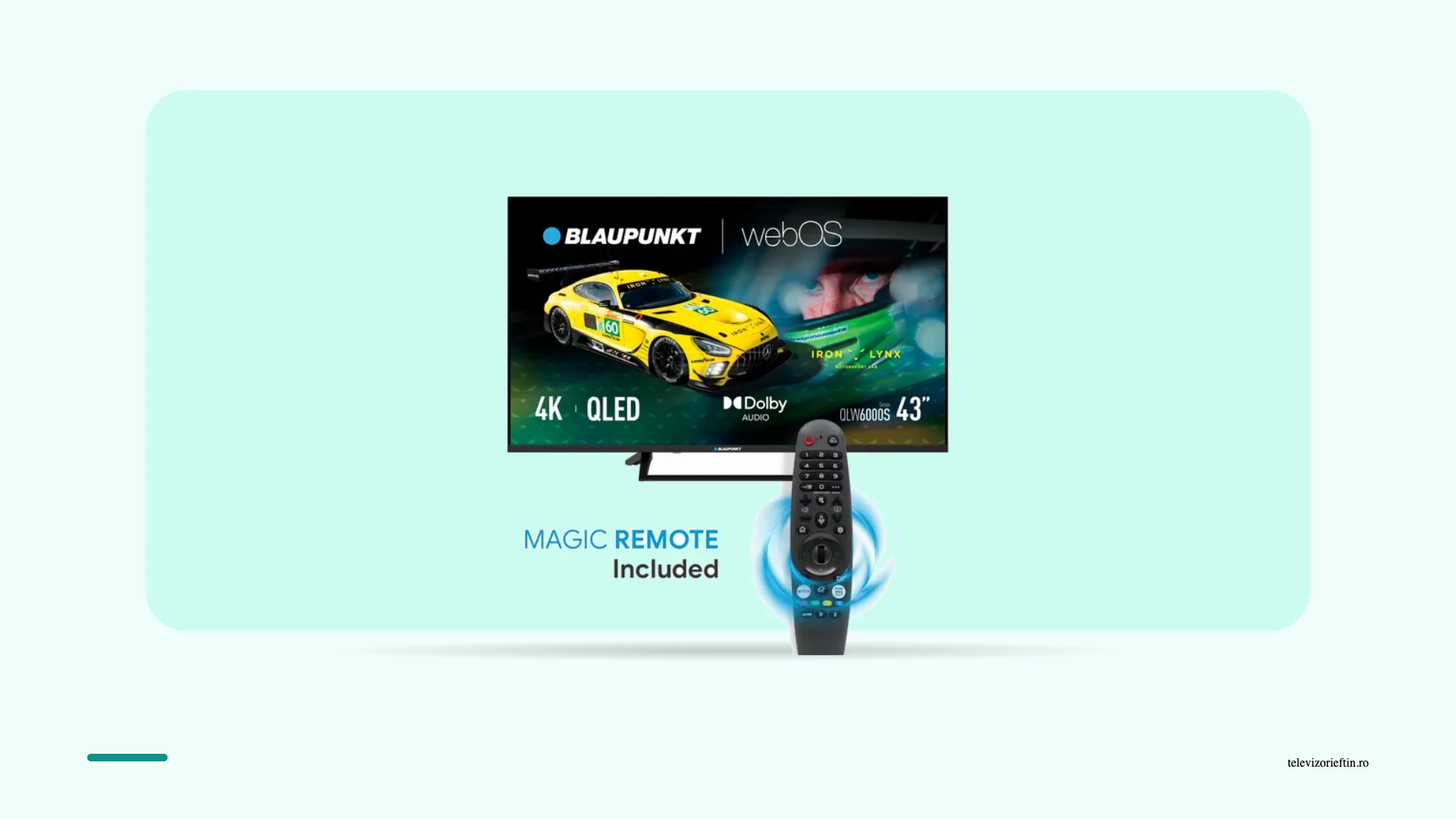 Televizoare Blaupunkt ieftine de pe eMAG, cu Tizen, webOS si Google TV