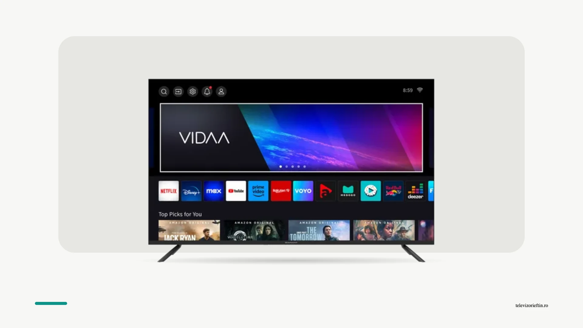 Televizoare LED si QLED ieftine de pe eMAG