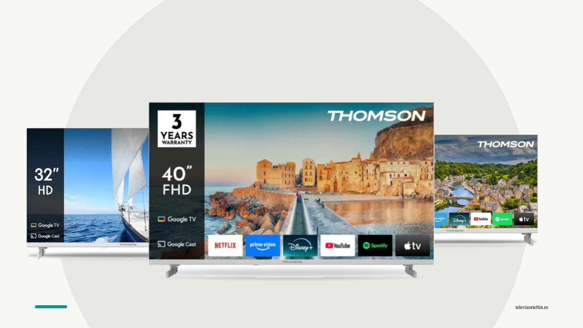 Televizoare Thomson de pe eMAG, de la 24 la 43 de inch