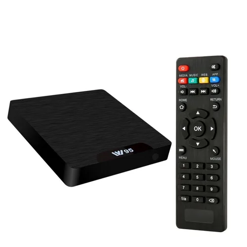 Mini PC TV Box W95, configurat, 4K, 1 GB RAM, 8 GB