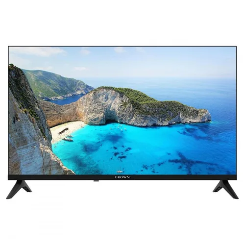 Smart televizor Crown 32FB02, 32", 81 cm, HD Ready 1366x768, Clasa F, Android, Wi-Fi, Functie PVR, Negru