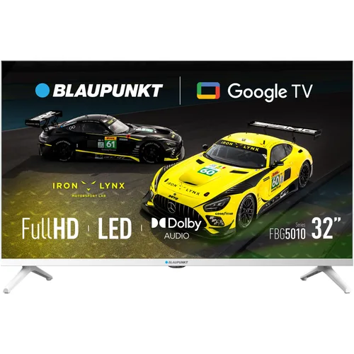 Televizor Blaupunkt LED 32FBG5010S, 81 cm, Smart Google TV, Full HD, Clasa F, Alb
