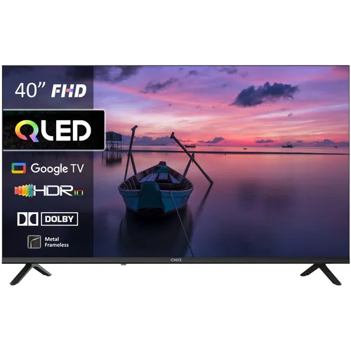 Televizor ChiQ LKD40QM10GP SMART, 40 inch, Full HD, Google TV, HDR, Clasa E, negru