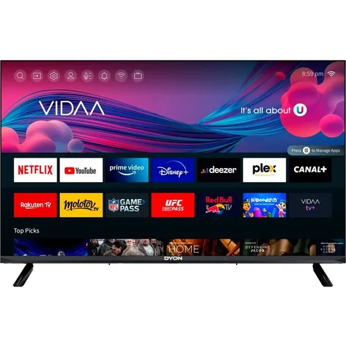 Televizor Dyon Smart 40 VX-2, LED TV, 40 inch, 100 cm, FullHD, WLAN, Smart TV, Negru