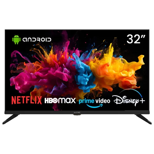 Televizor Kiano Elegance TV Smart 80 cm 32" inci | LED HD | Android 11.0 Dolby | 3x HDMI | 1GB RAM DDR + 8GB FLASH | Cadre metalice | CLASA E |