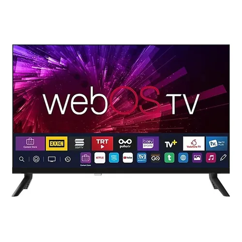 Televizor LED Smart NEO LED-24ELWO25, Wi-Fi, WebOS, HDMI, USB, CI, DVB-T/C/S, Borderless, 60 cm, HD 1366x768, Clasa E, Negru