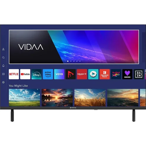 Televizor LED Smart VORTEX V32PT1VS, HD Ready, 81cm, Sistem operare VIDAA, Margini subtiri, Netflix, Youtube, Max, 2xUSB, 2xHDMI, Clasa E, Negru