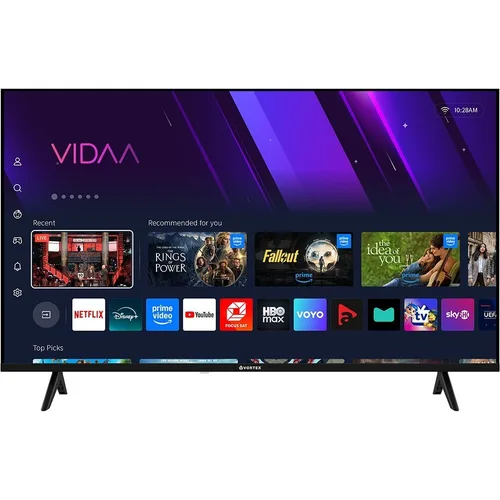 Televizor LED Smart VORTEX V40F101VS, Full HD, 101cm, margini subtiri, sistem de operare VIDAA, Netflix, aplicatii YouTube, Amazon Prime, Disney+, HBO Max