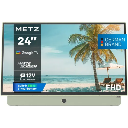 Televizor portabil METZ LED 24MPE7200Z, 60 cm, Smart Google TV, Full HD, Clasa E