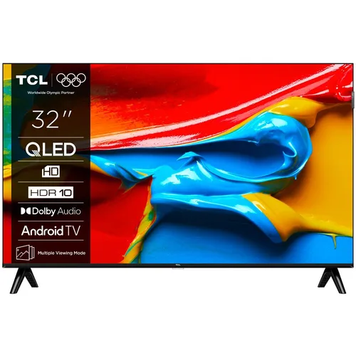 Televizor QLED TCL 32V4C, 80 cm, HD Ready, Android