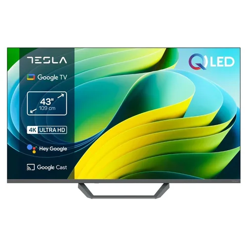 Televizor QLED Tesla 109 cm 43" Q43E655GUS, Ultra HD 4K, Smart TV, WiFi, CI+