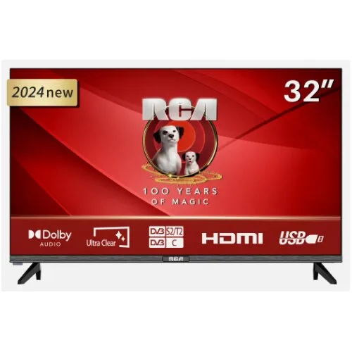 Televizor RCA E32-RH1Q1L LED HD, 32 inci (81cm), design fara rama, 2x HDMI, 2x USB