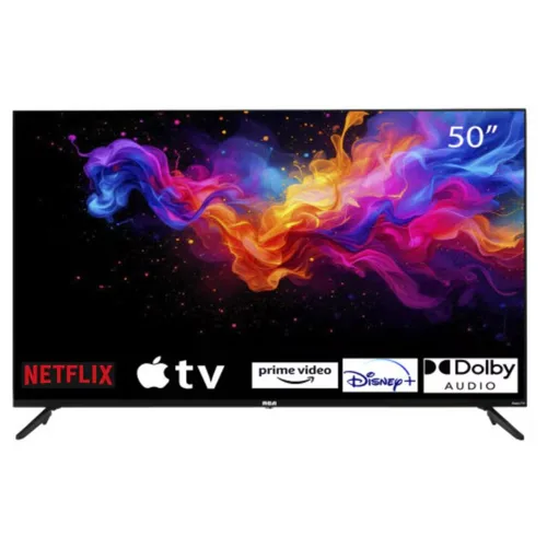 Televizor Smart RCA RK50UN1, 50 inci, 4K UHD, HDR10, Wi-Fi, negru