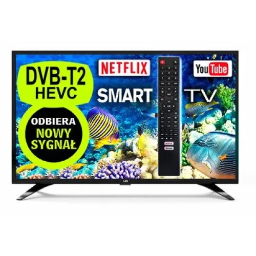 Televizor Smart TV, Lin, FHD, Diagonala 101 cm, Negru