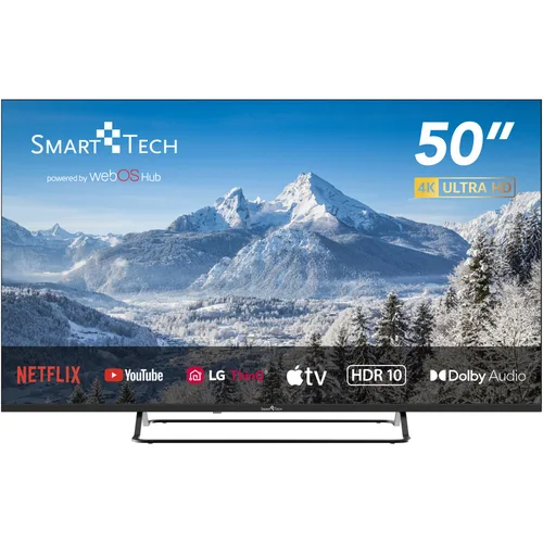 Televizor SmartTech LED 50UW02V, 126 cm, Smart WebOS, 4K Ultra HD, Clasa E