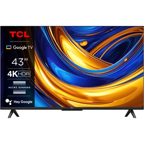 Televizor TCL LED 43P655, 108 cm, Smart Google TV, 4K Ultra HD