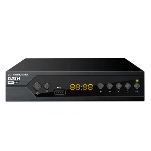 Tuner si inregistrator digital Esperanza EV107R, DVB-T2