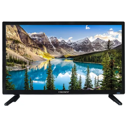TV, Crown, 24TF12VB, LED, 24 inch, HD Ready, functioneaza si in 12V, Negru